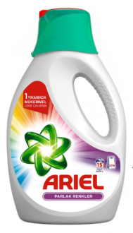 Ariel Parlak Renkler Sıvı Çamaşır Deterjanı 15 Yıkama Deterjan kullananlar yorumlar